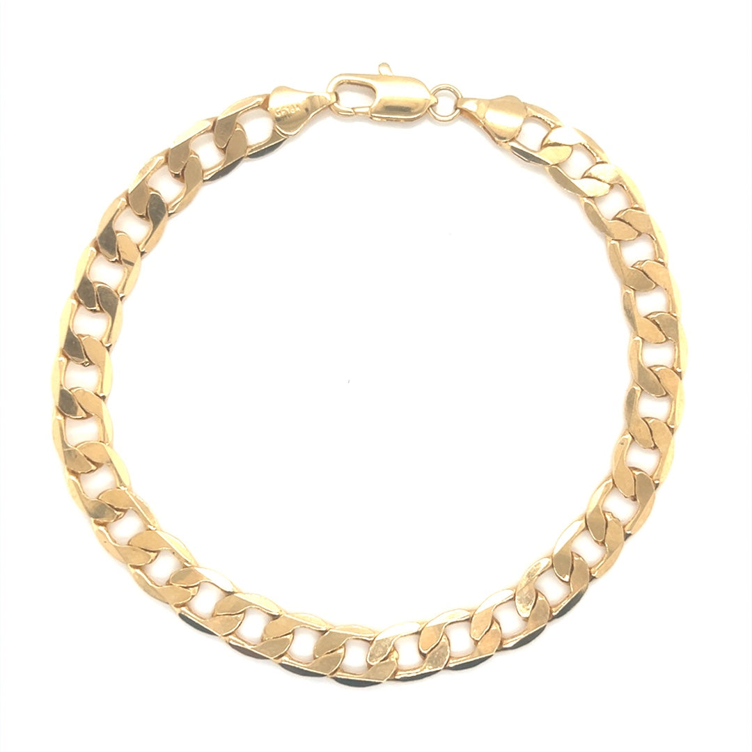 8mm Curb Link Bracelet