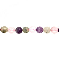 Multicolor Faceted Quartz Beads