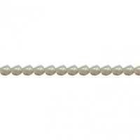 White Striped Tibetan Agate Faceted Beads