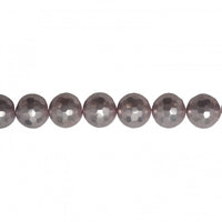 Lavender Shell Pearl Faceted Beads