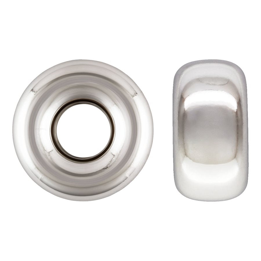 8.3mm Sterling Silver Rondelle
