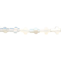 Sea Opal Cross Beads