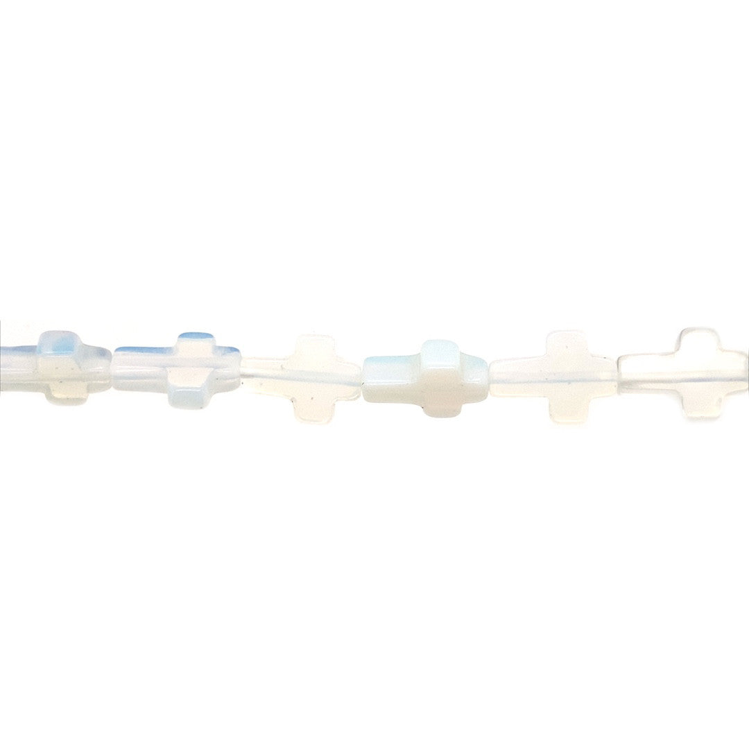 Sea Opal Cross Beads