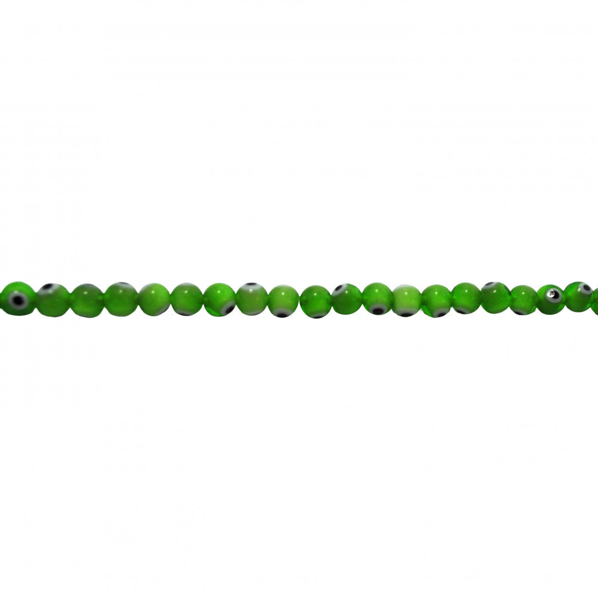 Green Evil Eye Beads