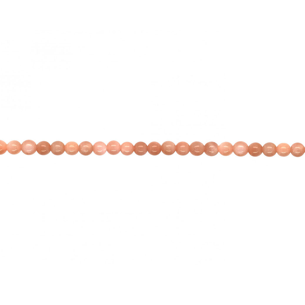 Peach Moonstone Beads