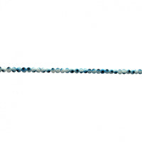 White/Light Blue Evil Eye Beads