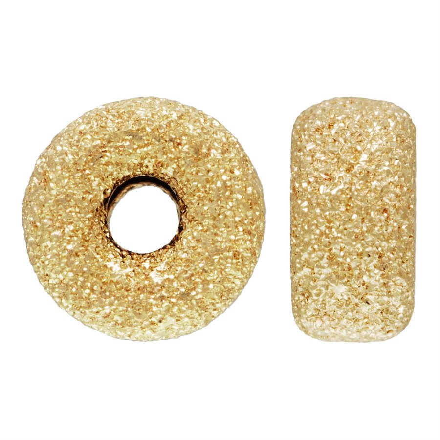 8mm Gold Filled Stardust Rondelle