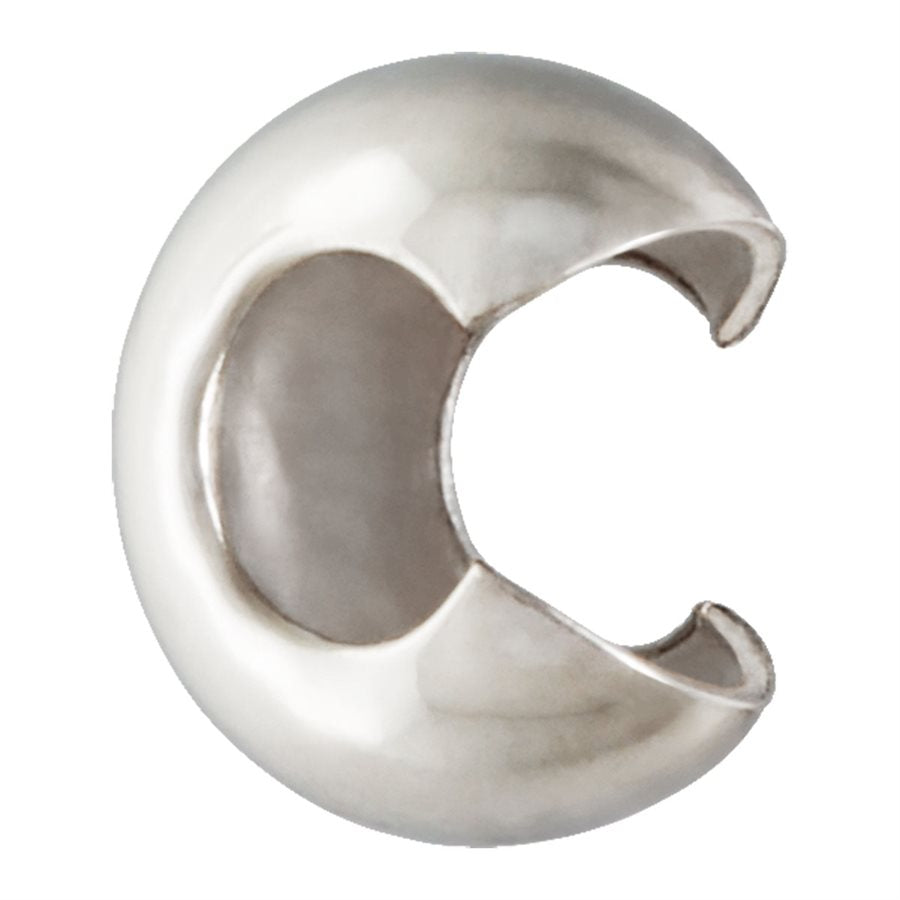 Sterling Silver 3mm Crimp Covers
