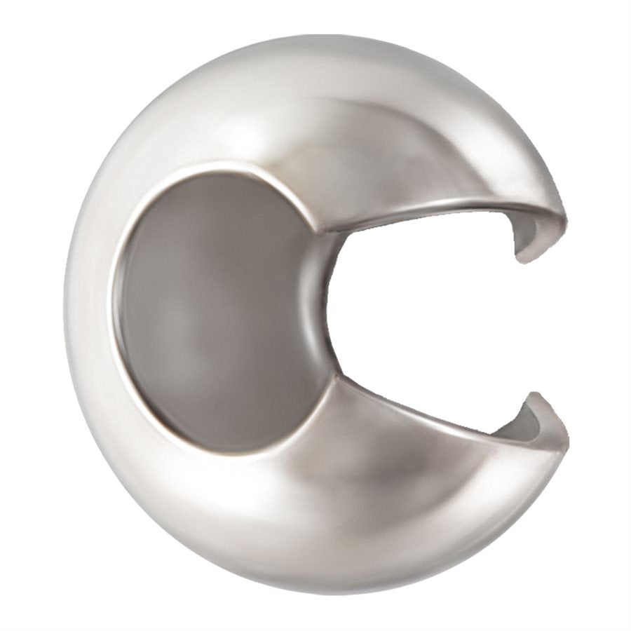 Sterling Silver 4mm Crimp Covers