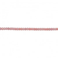 Light Pink Jade Faceted Rondelle Beads