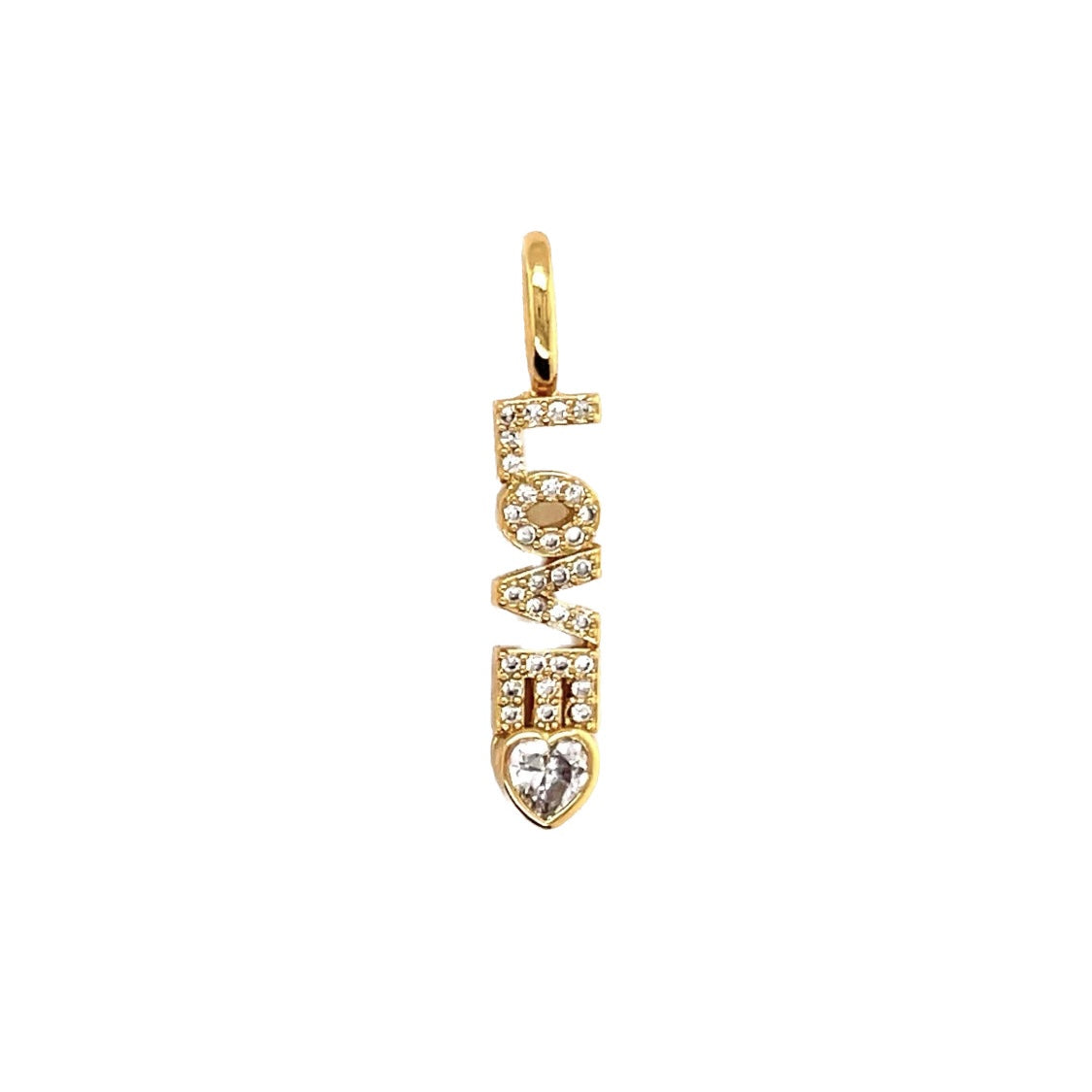 CZ Love Charm