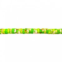 Green Imperial Jasper Rondelle Beads