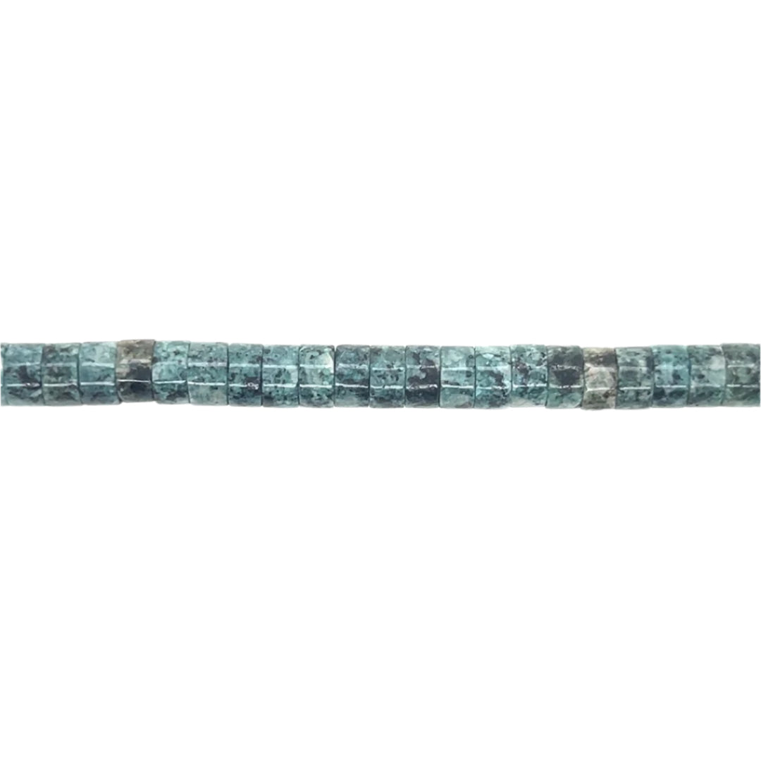 African Turquoise Rondelle