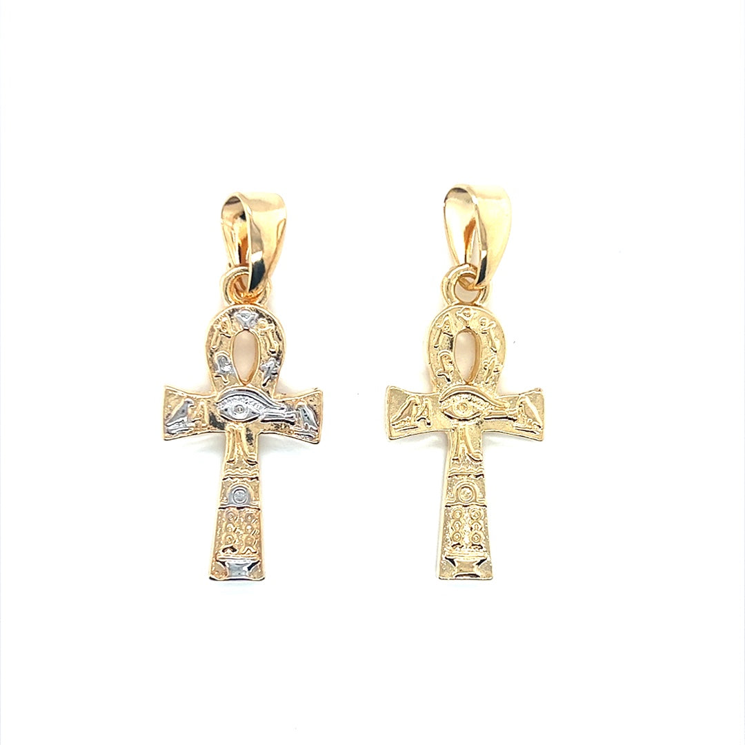 Ankh Pendant 36mm - Gold Filled