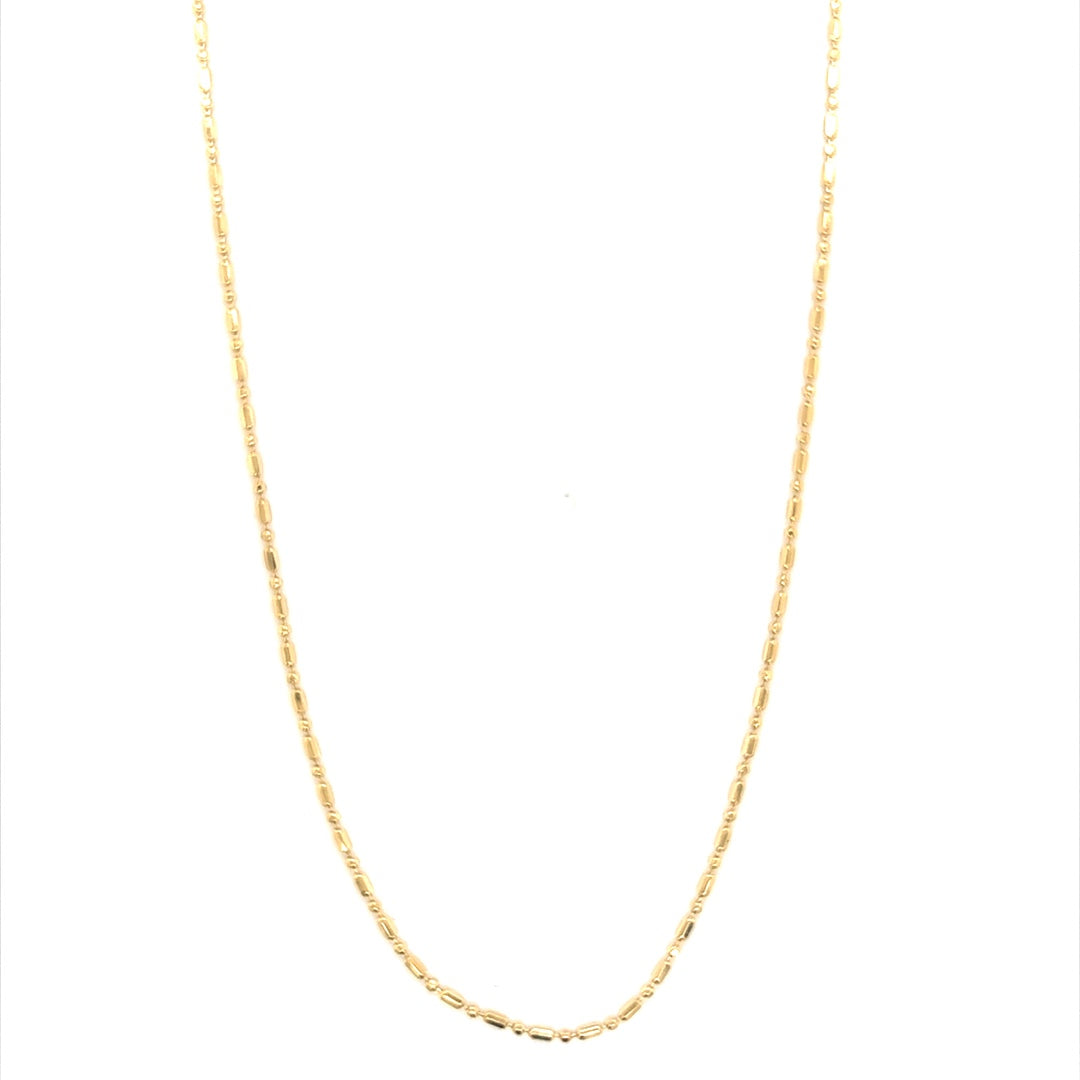 Ball Link Chain 1.2mm -Gold Filled
