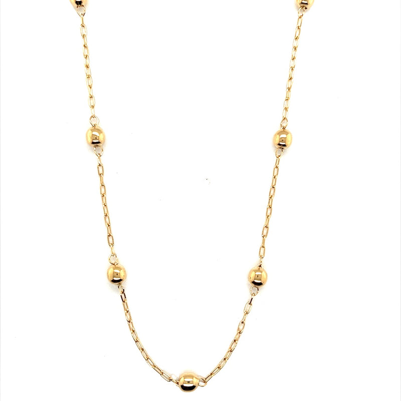 Ball Paperclip Chain 1.8mm - Gold Filled