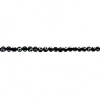 Black Evil Eye Beads 10mm
