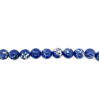 Blue Impression Jasper Beads 8mm