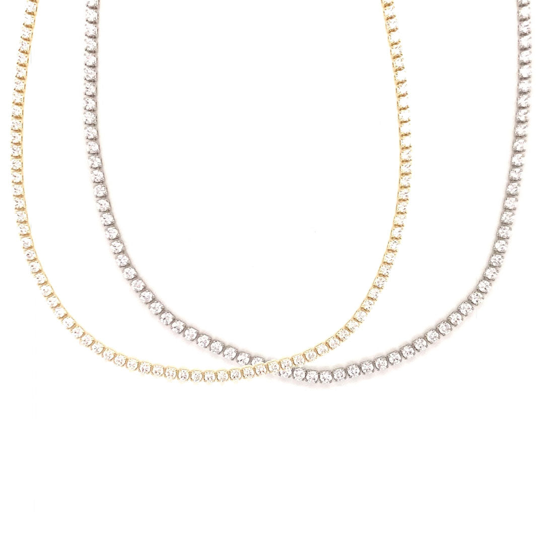2mm Tennis Necklace