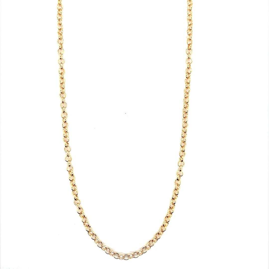 Cable Link Chain 2.5mm - Gold Filled