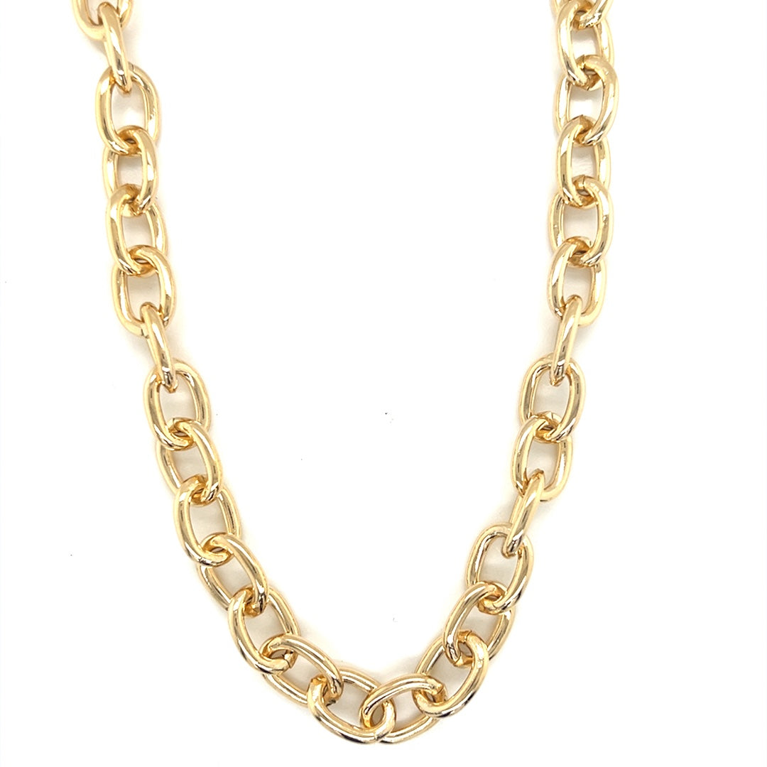  Cable Link Chain 8.5mm - Gold Filled