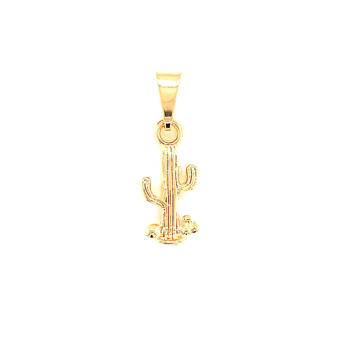 Cactus Pendant 9.5mm - Gold Filled