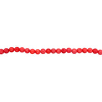 Coral Mashan Jade Beads