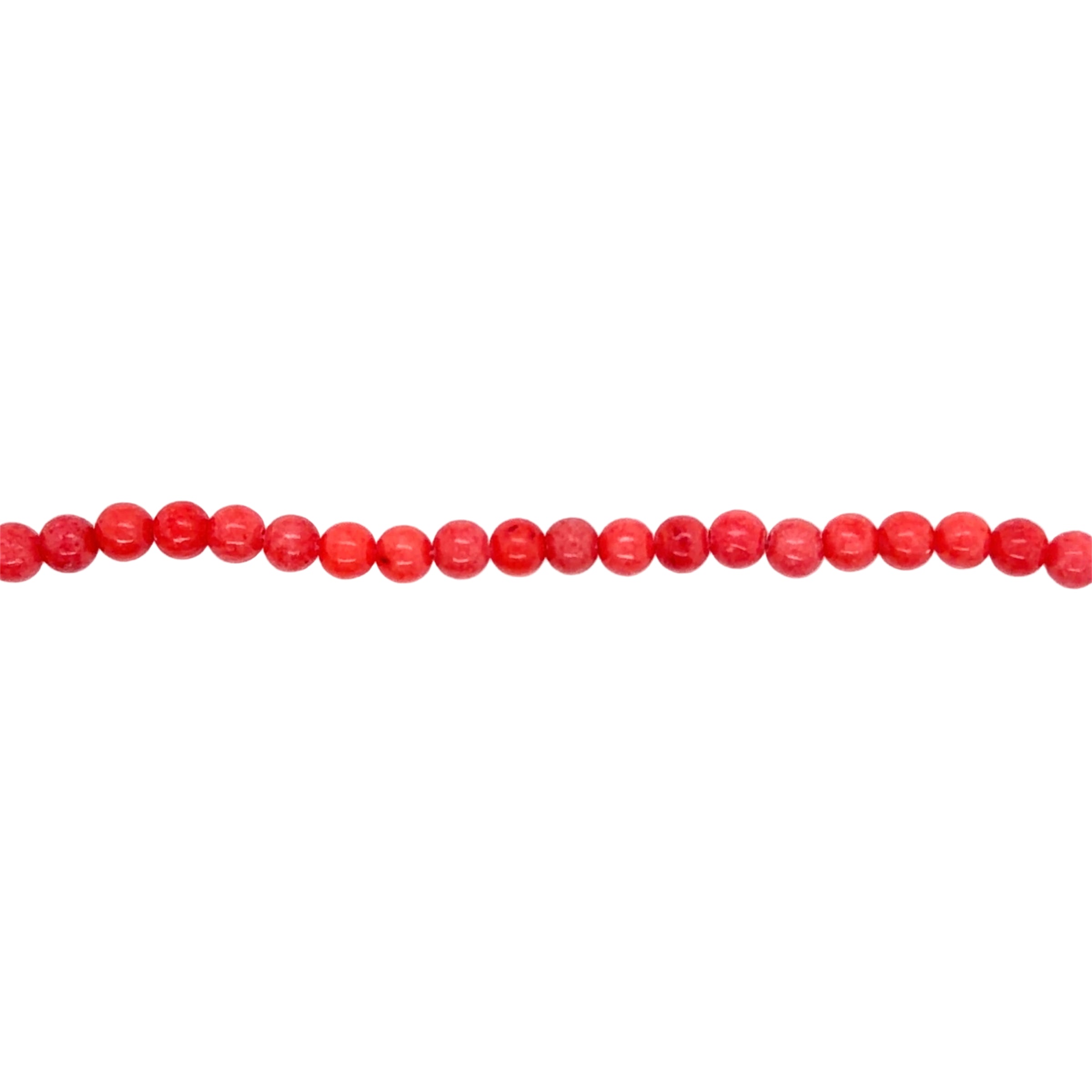 Coral Mashan Jade Beads