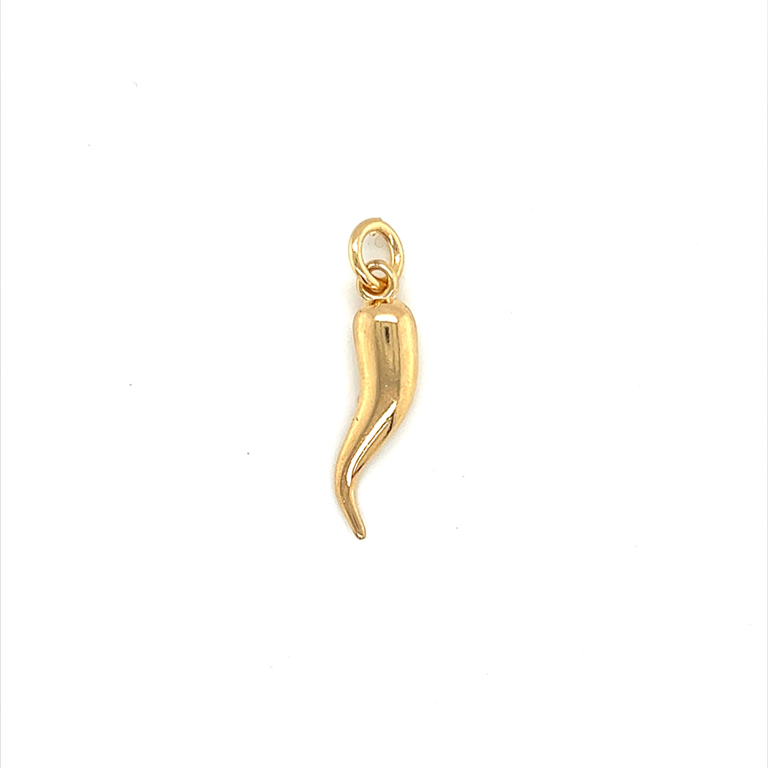 Cornicello Charm 25mm - Gold Filled