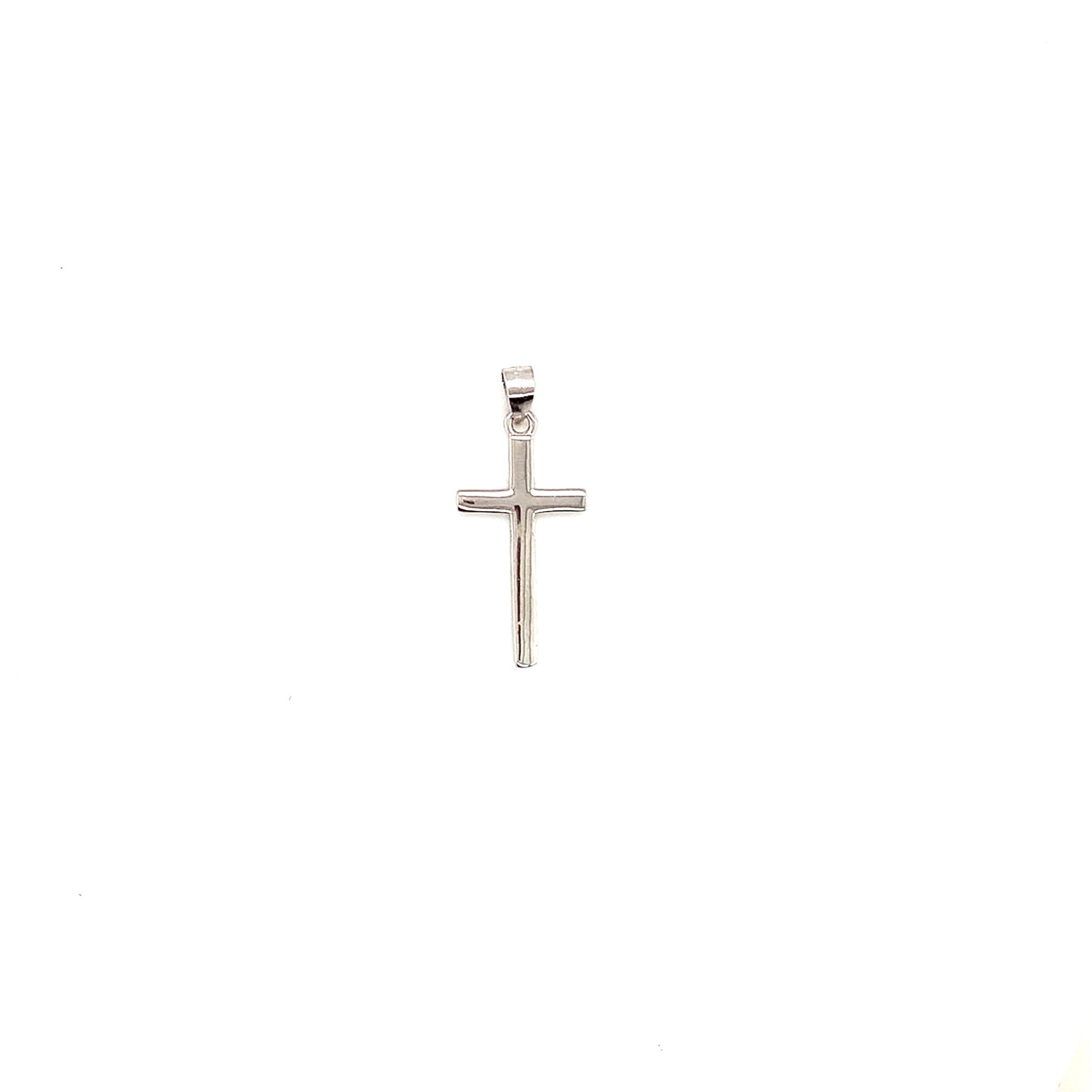 Cross Pendant 11mm - Sterling Silver