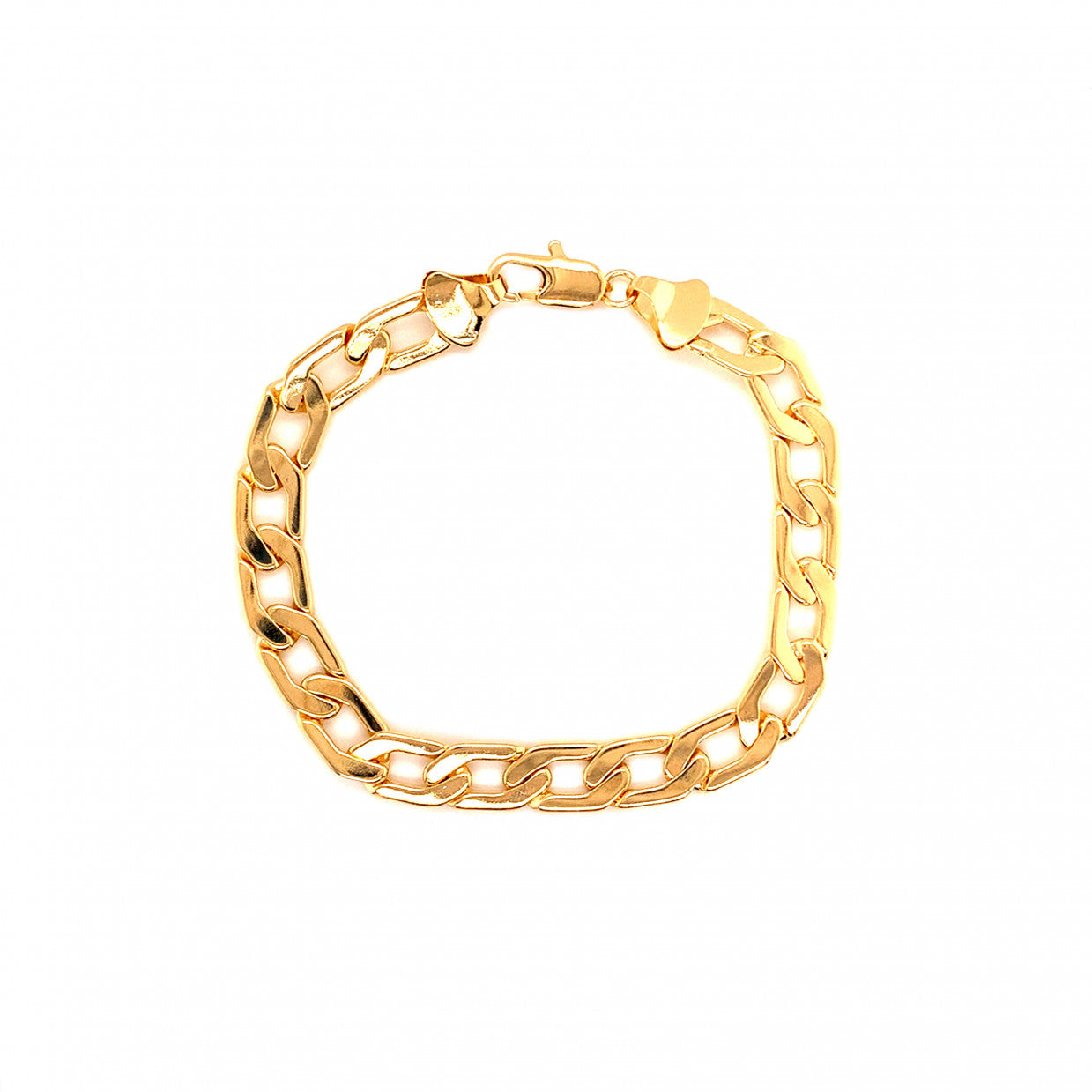Curb Link Bracelet 8mm - Gold Filled