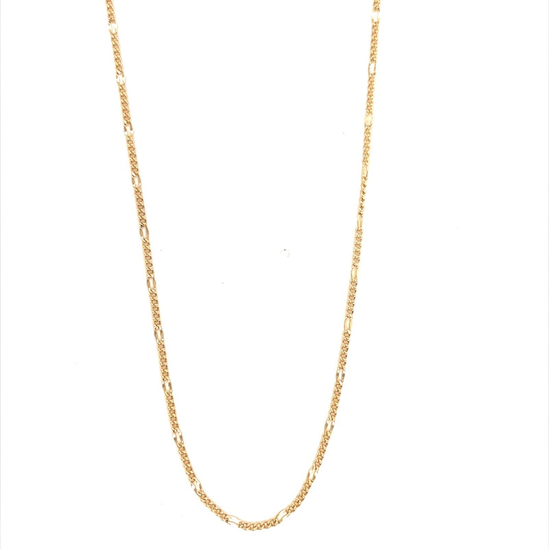 Curb Link Chain 1mm - Gold Filled