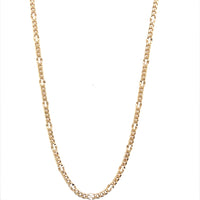 Dapped Curb Link Chain 2.5mm - Gold Filled