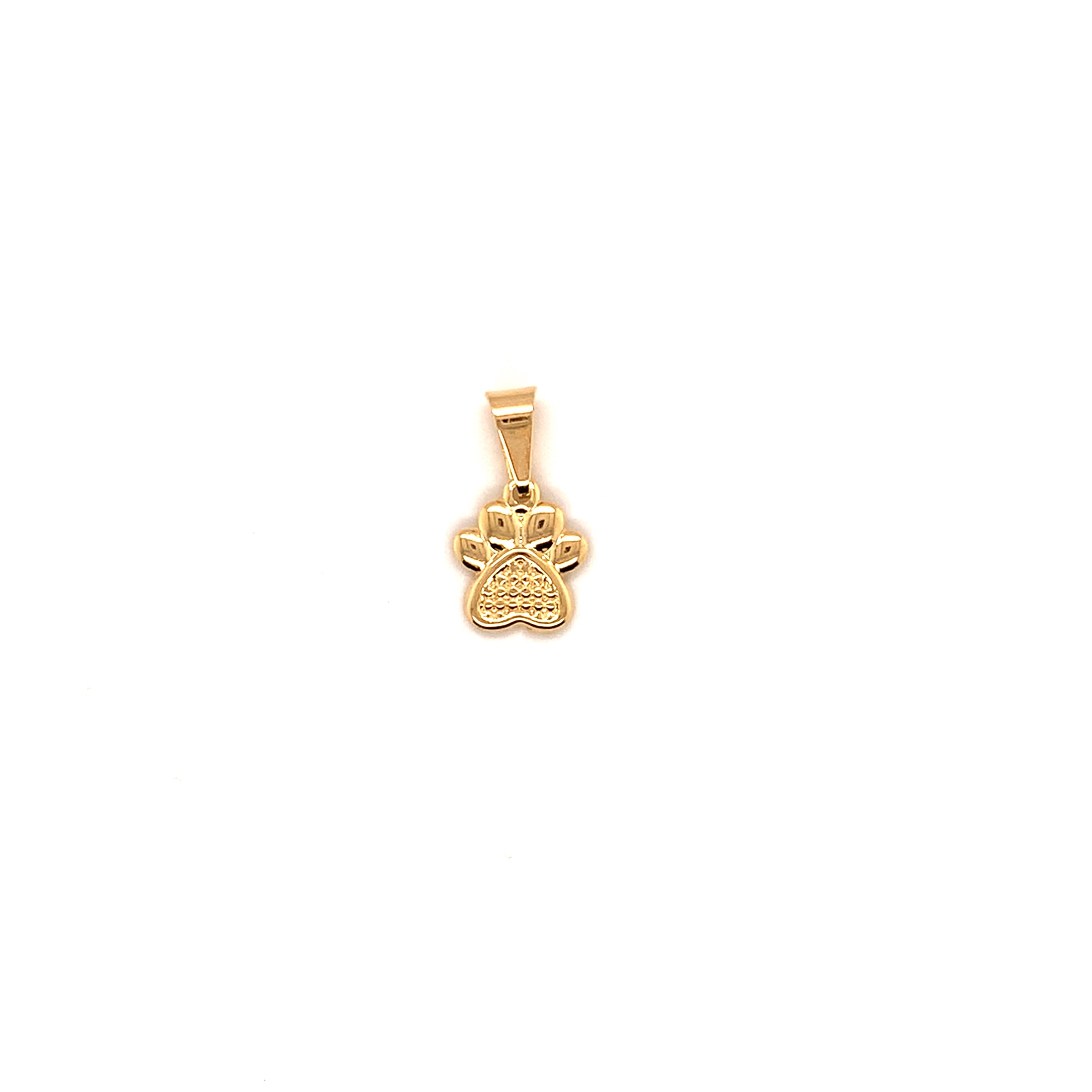 Dog Paw Pendant  - Gold Filled