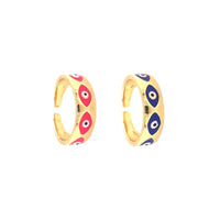 Enamel Evil Eye Ring