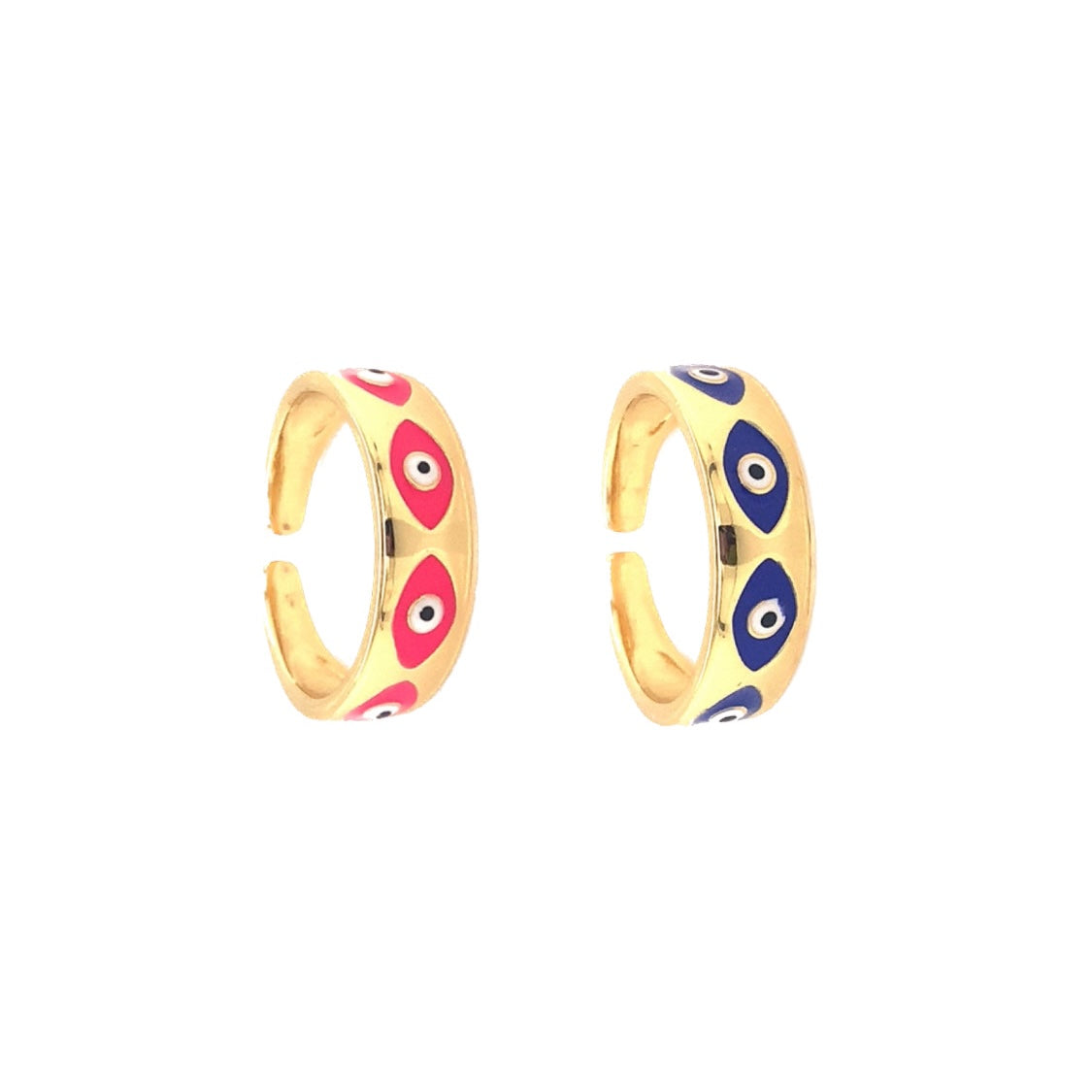 Enamel Evil Eye Ring