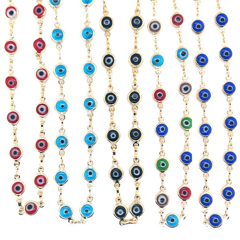  Evil Eye Necklace 6.5mm