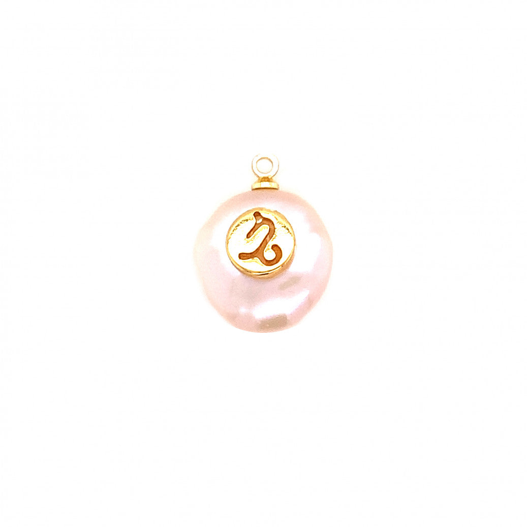 Zodiac Pearl Charm