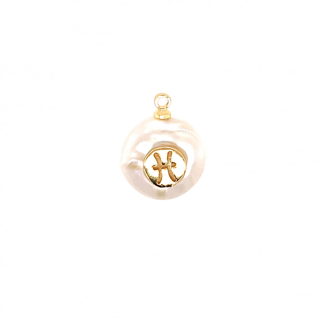 Zodiac Pearl Charm