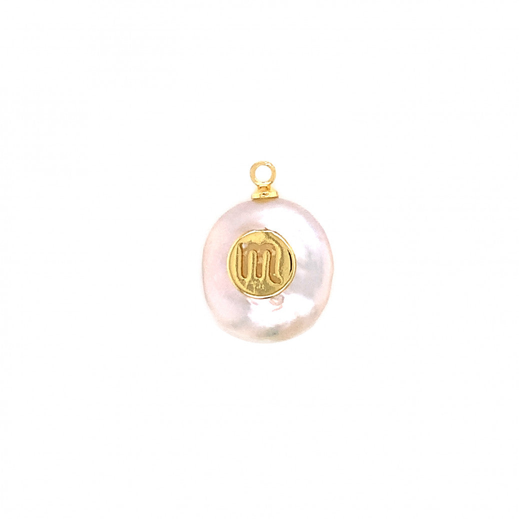Zodiac Pearl Charm
