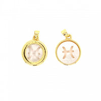 Zodiac Shell Pearl Pendant
