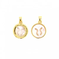 Zodiac Shell Pearl Pendant