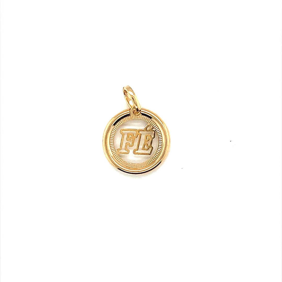 Fé Charm 15.5mm - Gold Filled
