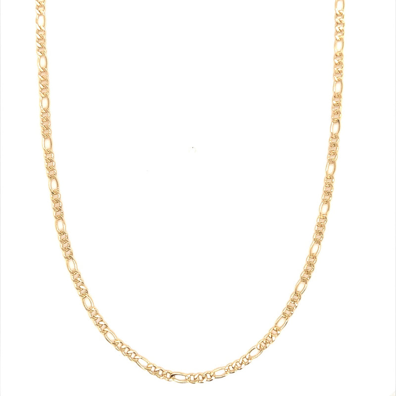 Figaro Chain 2.5mm- Gold Filled