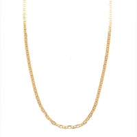 Flat Mariner Chain 2mm - Gold Filled