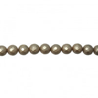 Gold Shell Pearl Faceted Beads 10mm
