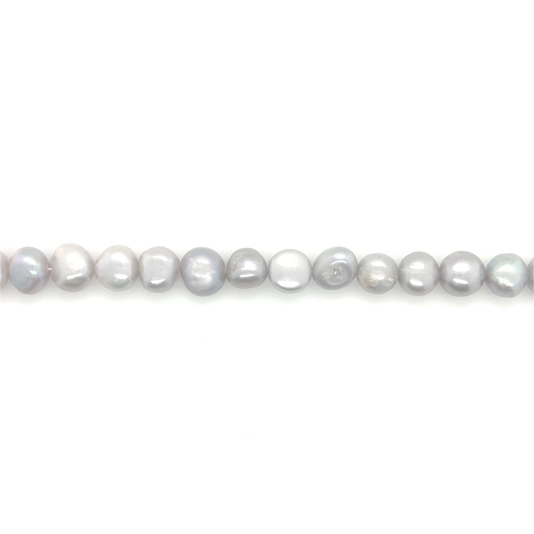 Gray Freshwater Potato Pearls 9mm