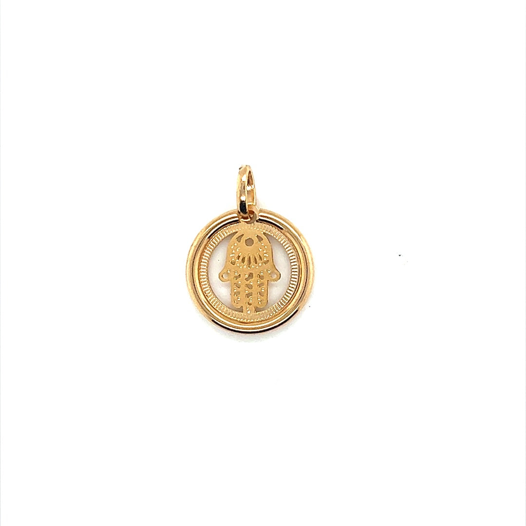 Hamsa Charm 15.5mm - Gold Filled