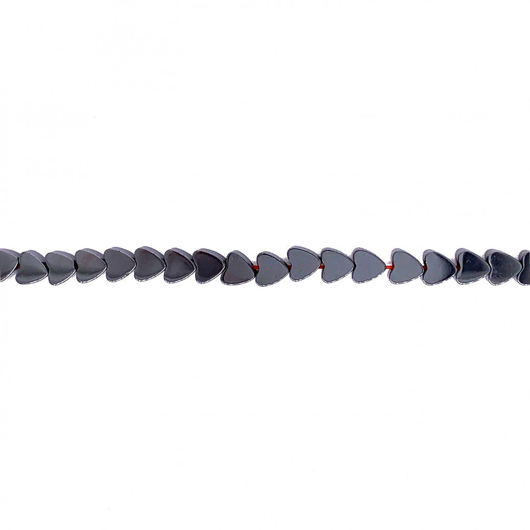Heart Hematite Beads 8mm