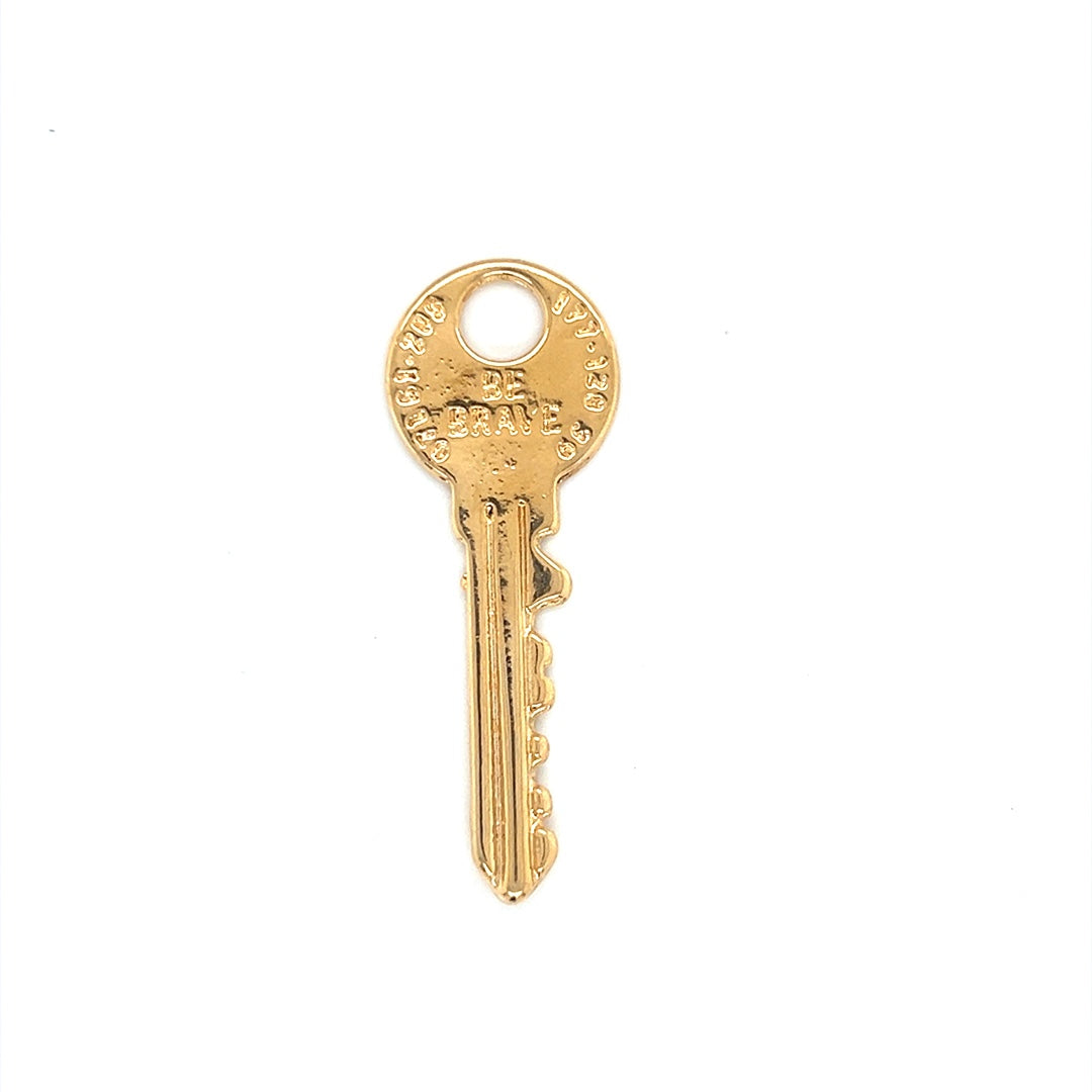 Key Charm 46mm - Gold Filled